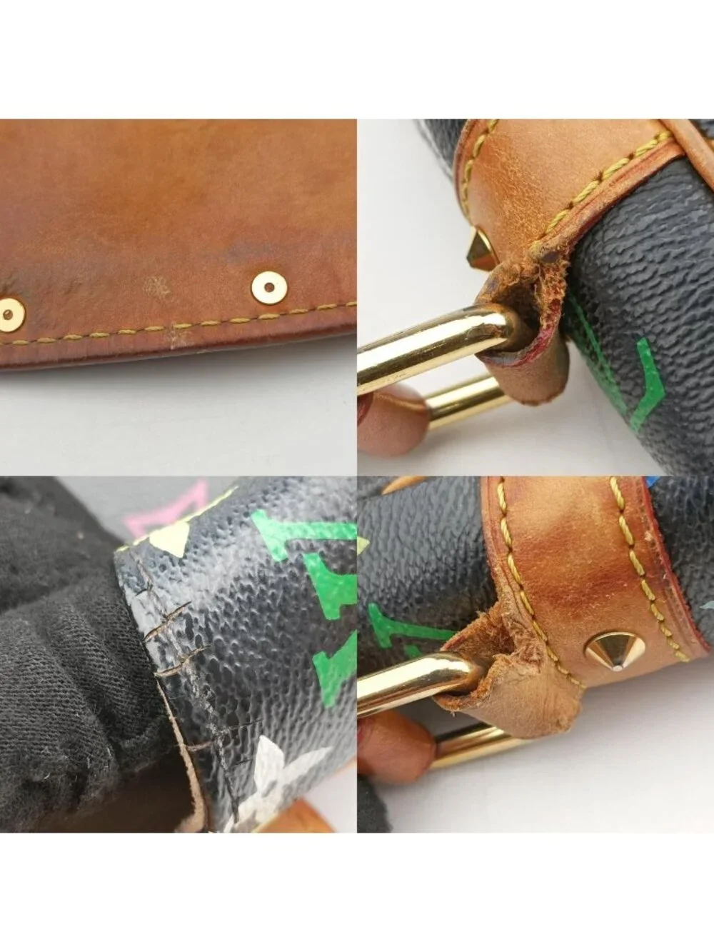 Louis Vuitton Solonge Noir Monogram Multicolor